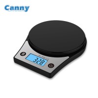 Canny Hot Sale ABS Plastic Round Electronic Kitchen Scale Food Scale